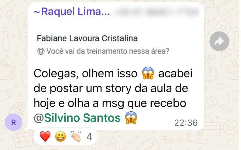 Depoimento de aluno do Método R.I.S.C.O.